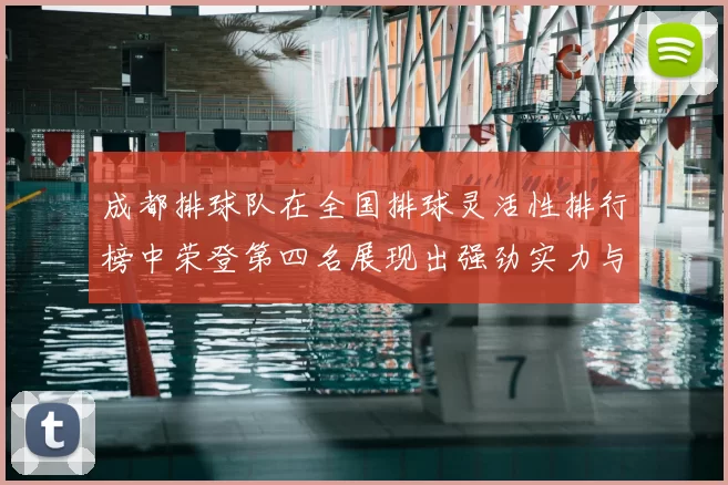 成都排球队在全国排球灵活性排行榜中荣登第四名展现出强劲实力与潜力