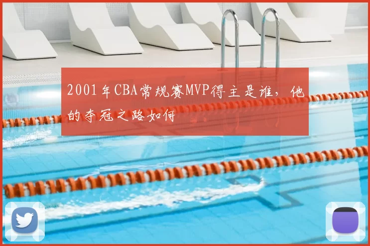 2001年CBA常规赛MVP得主是谁,他的夺冠之路如何