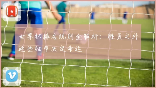 世界杯排名规则全解析:胜负之外这些细节决定命运