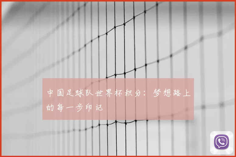 中国足球队世界杯积分:梦想路上的每一步印记