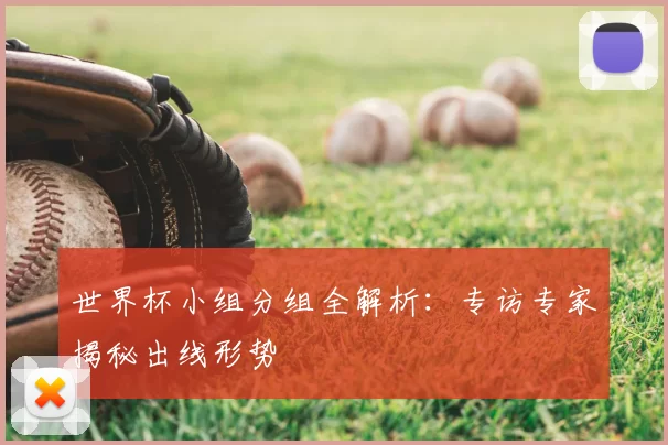 世界杯小组分组全解析:专访专家揭秘出线形势