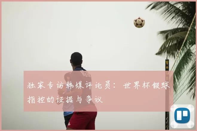 独家专访韩媒评论员:世界杯假球指控的证据与争议