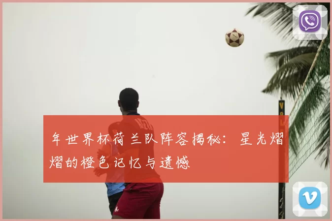 年世界杯荷兰队阵容揭秘:星光熠熠的橙色记忆与遗憾